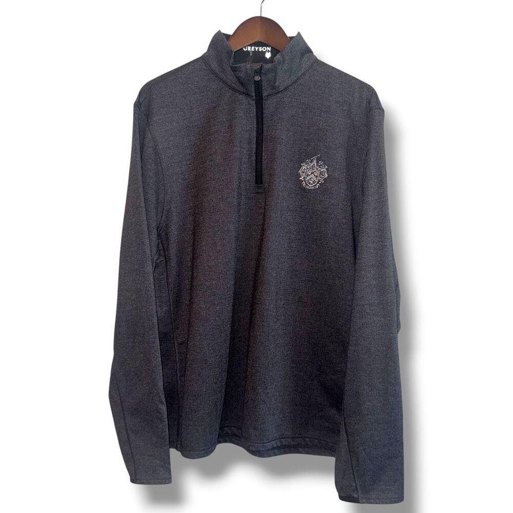 Greyson Black 1/4 Zip Golf Sweater Men’s Sz XL